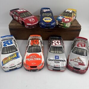 NASCAR Diecast Assorted Lot of Seven 1:24 Action Performances Metal Racing Cars